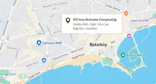 Ofisin çevresini gösteren harita